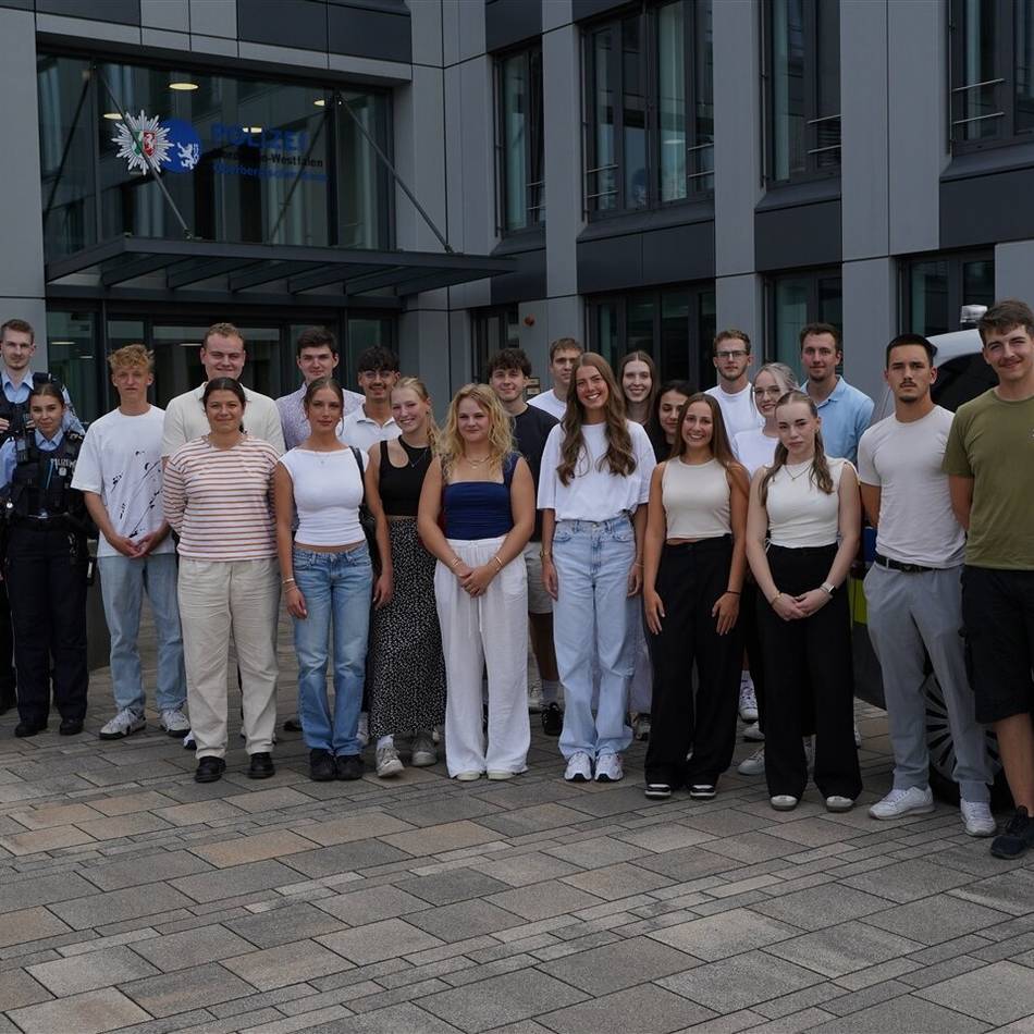Polizei des Oberbergischen Kreises: Duales Studium bei der Polizei gestartet