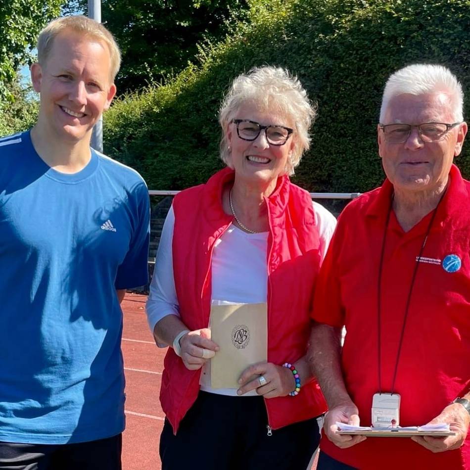 „Tag des Sportabzeichens“ in Radevormwald: Im sportlichen Einsatz – und ein überraschender Besuch
