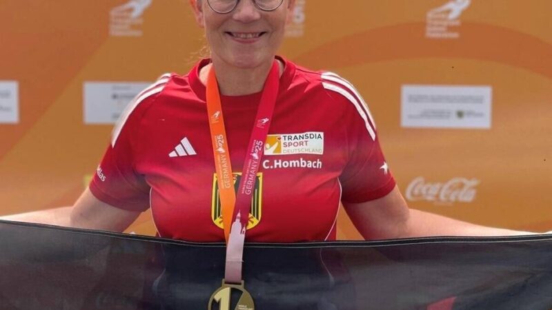 „Dankbarkeit steht im Vordergrund“: Claudia Hombach feiert WM-Sieg bei Weltspielen der Organtransplantierten