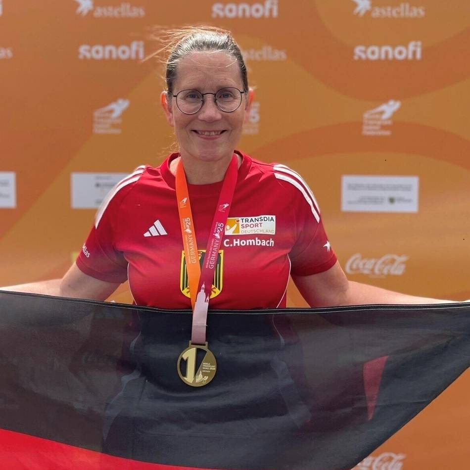 „Dankbarkeit steht im Vordergrund“: Claudia Hombach feiert WM-Sieg bei Weltspielen der Organtransplantierten