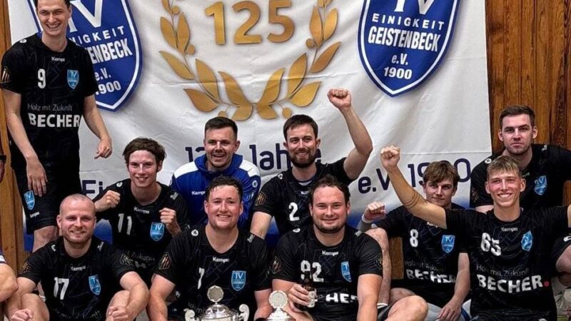 Stadtmeisterschaft Mönchengladbach: TV Geistenbeck gelingt zum Jubiläum der Heimsieg
