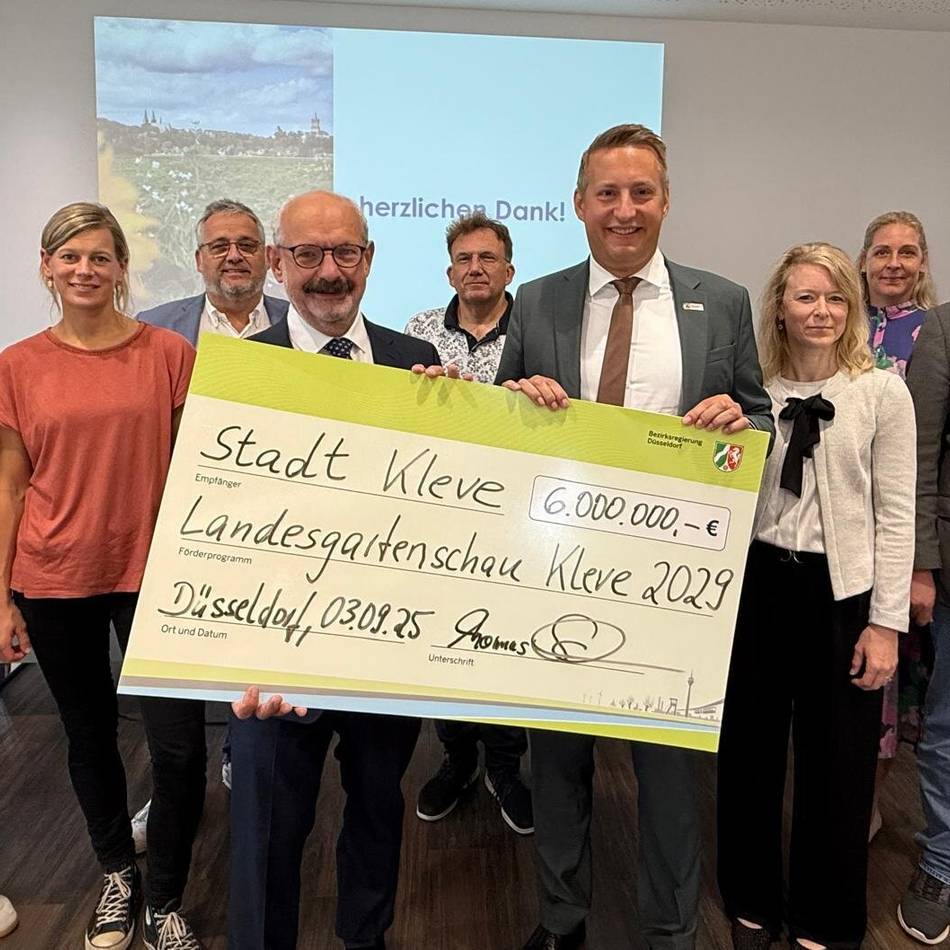 Landesgartenschau 2029 in Kleve: Sechs Millionen Euro für „mehr als nur eine Blumenshow“