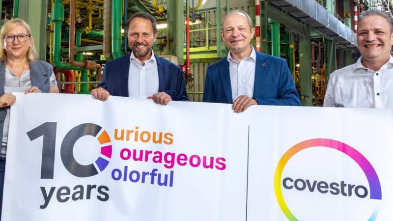 Geburtstag in Leverkusen: „Verlässlicher Partner“ – Covestro feiert Zehnjähriges