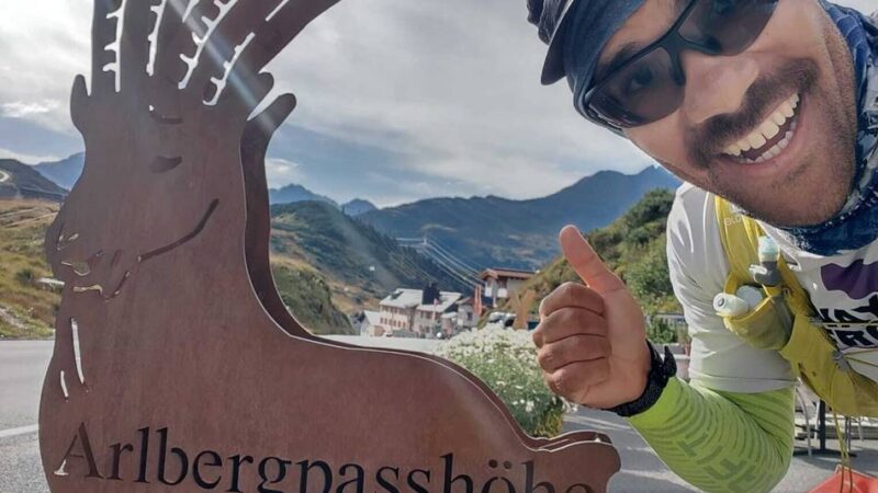Zu Fuß durch die Alpen: Mabikounou hat die „sehr, sehr lange Zielgerade“ vor Augen