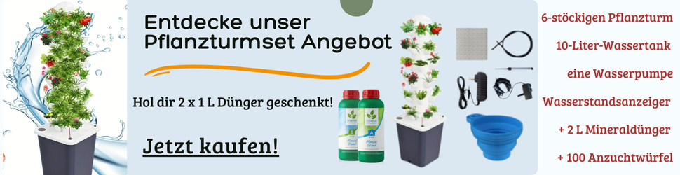 Werbebanner für vertikale Gärten