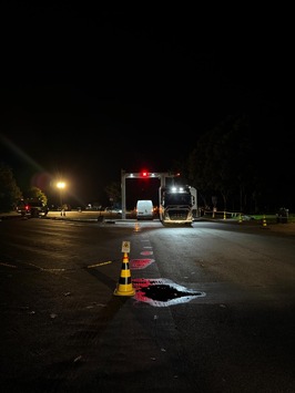 POL-D: Wachtendonk – Kooperative Lkw Kontrollen zur Nachtzeit an der A40 – 56 Lkw kontrolliert – 30mal die Weiterfahrt untersagt – Kurze Bilanz