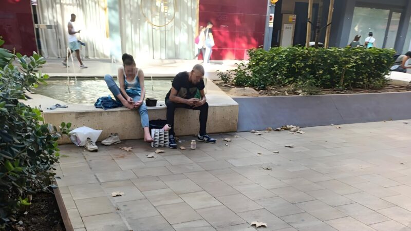 Brunnen-Ärger in Palma: Anwohner wütend über „Badegäste“ und Müll im Wasserbecken