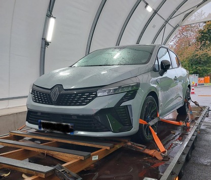 BPOLI-SB: Bundespolizei stellt gestohlenen PKW sicher