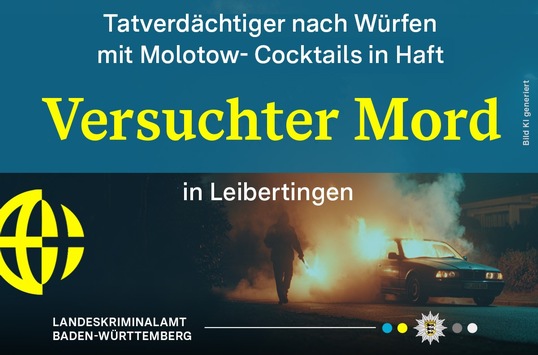 LKA-BW: Gemeinsame Pressemitteilung der Staatsanwaltschaft Hechingen und des Landeskriminalamts: Tatverdächtiger nach schwerer Brandstiftung und versuchtem Mord in Leibertingen in Untersuchungshaft