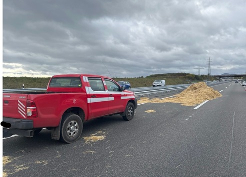 POL-PDLD: B10/AS LD-Nord – Verlorener Heuballen