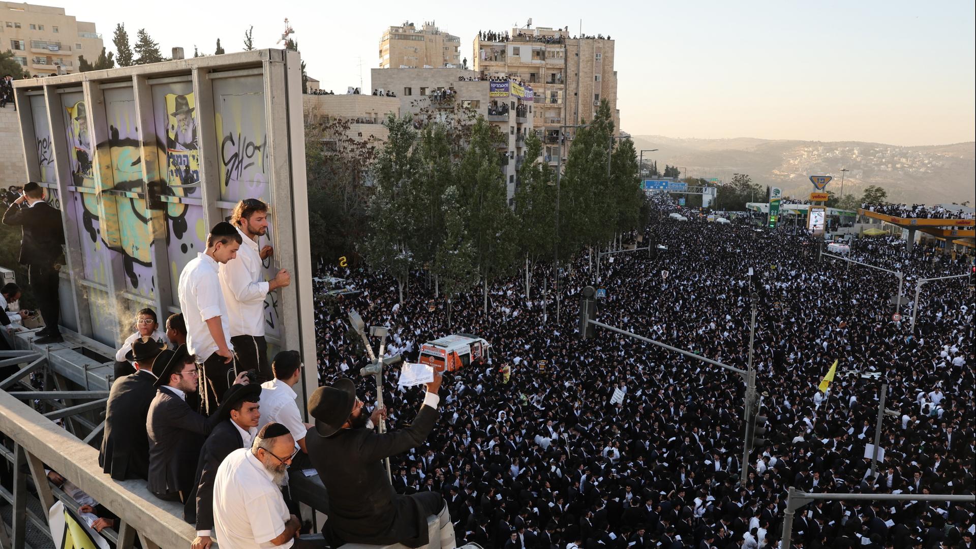 Ultraorthodoxe Juden protestieren gegen Wehrpflicht in Israel