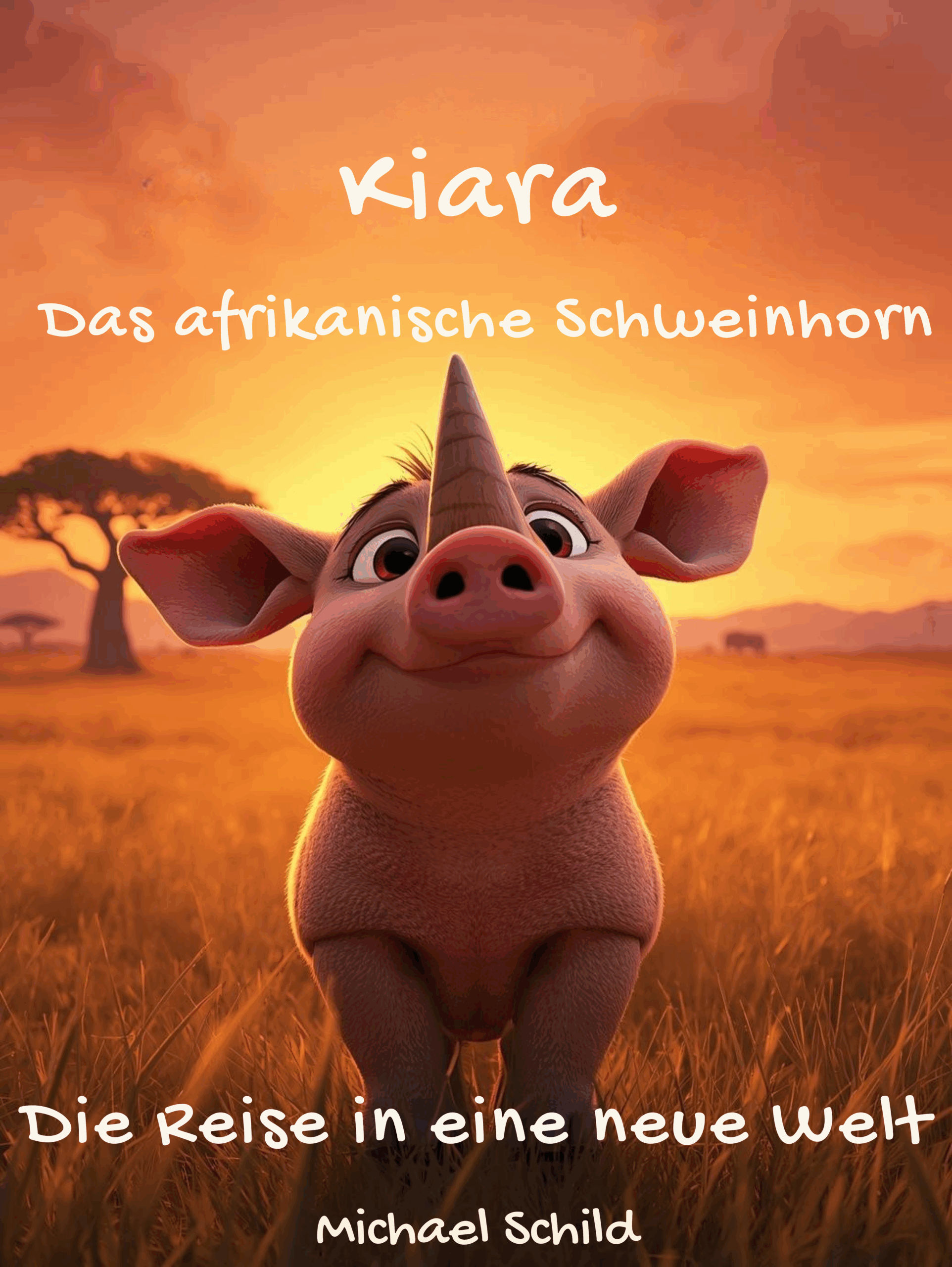 Kiara, das afrikanische Schweinhorn DIN A5 - Hardcover
