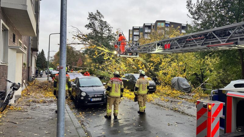 Sturmtief „Joshua“ fegt übers Land – und hinterlässt Spuren