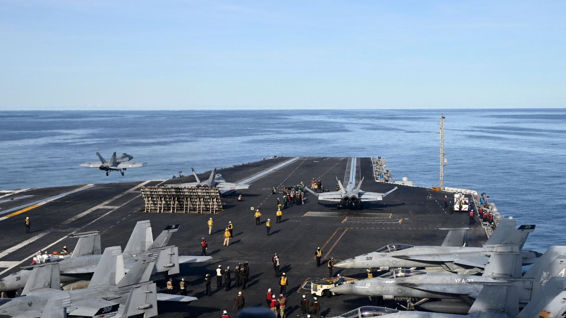 USA erhöhen Druck auf Venezuela – Flugzeugträger entsandt