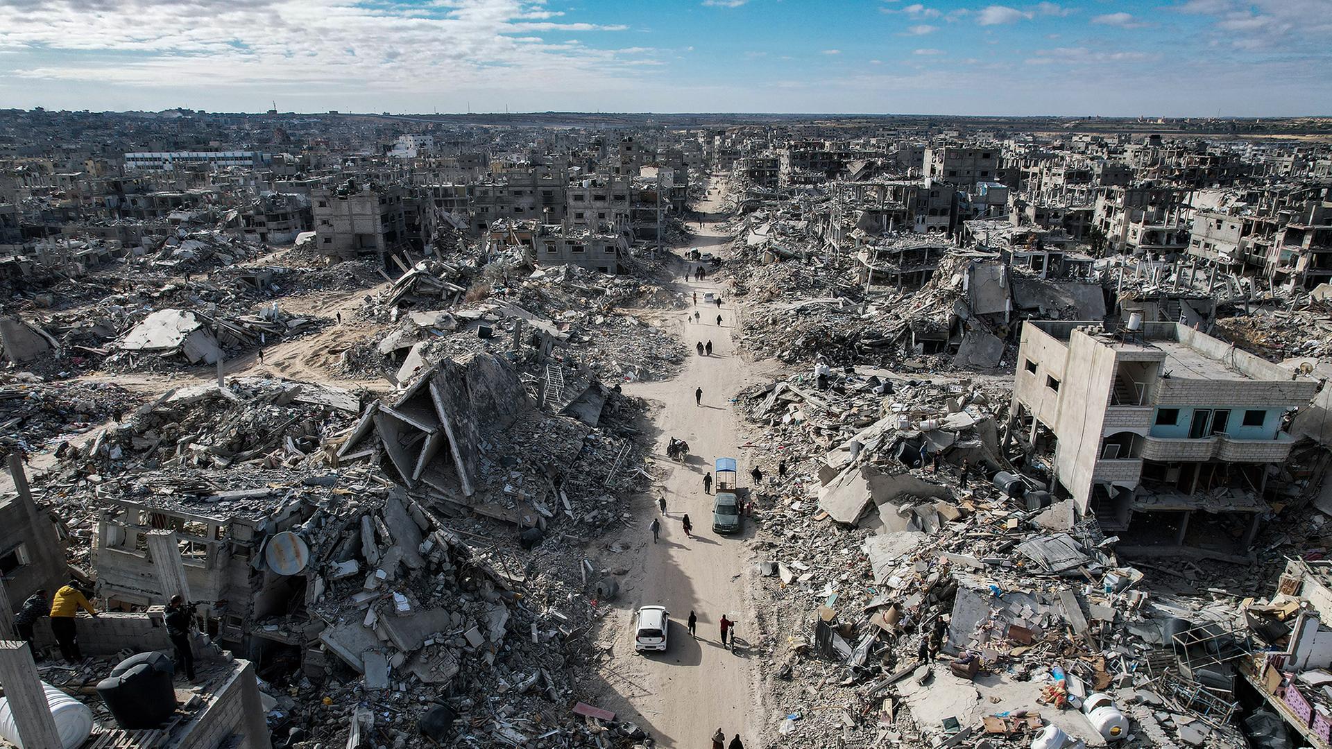 Datenanalyse: So sehr ist der Gazastreifen zerstört