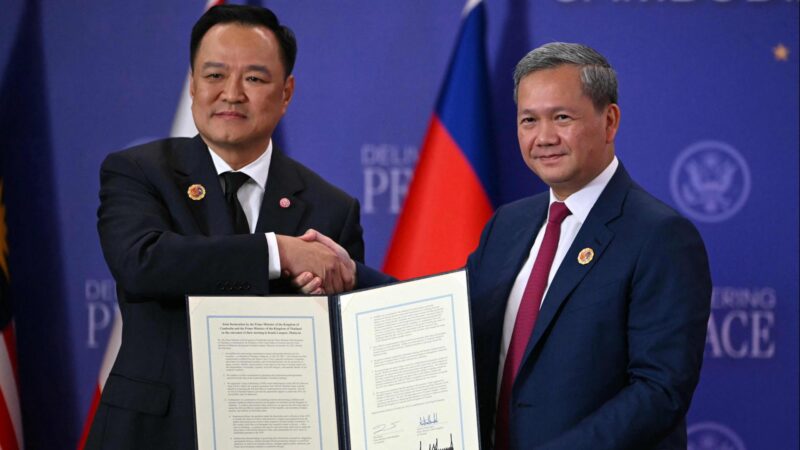 Thailand und Kambodscha besiegeln nach Grenzstreit Waffenstillstand