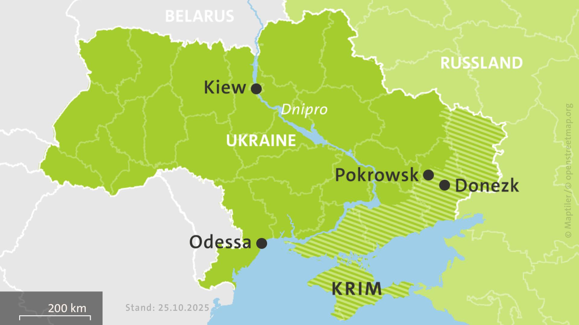 Ukraine-Liveblog: ++ Kiew: Russische Soldaten in Pokrowsk eingedrungen ++