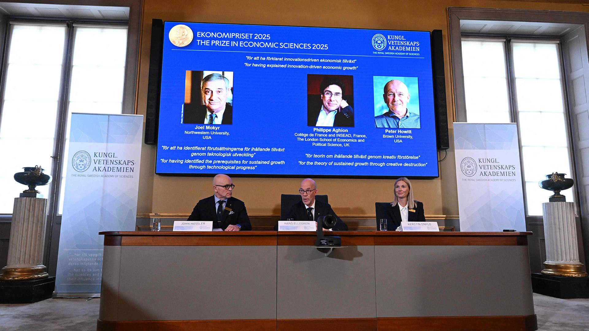 Alfred-Nobel-Gedächtnispreis für Forschung zu nachhaltigem Wachstum