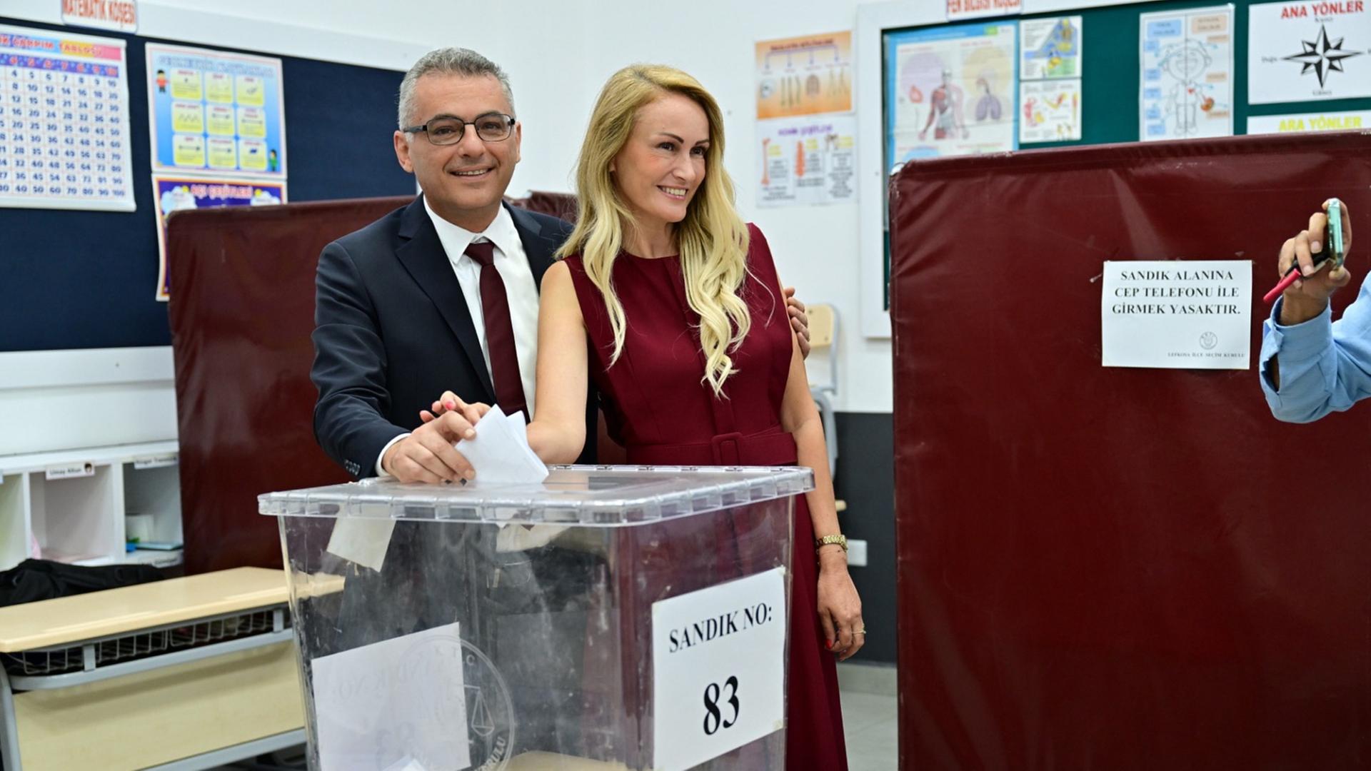 Oppositionskandidat gewinnt Präsidentenwahl im Norden Zyperns