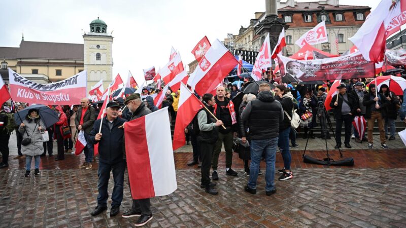 Weit weniger bei PiS-Demo in Warschau als erwartet