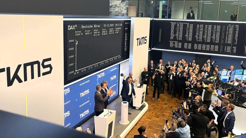 Abspaltung von Thyssenkrupp: TKMS startet fulminant an der Börse
