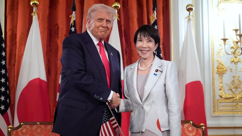Trump erhält in Japan einen Empfang ganz nach seinem Geschmack