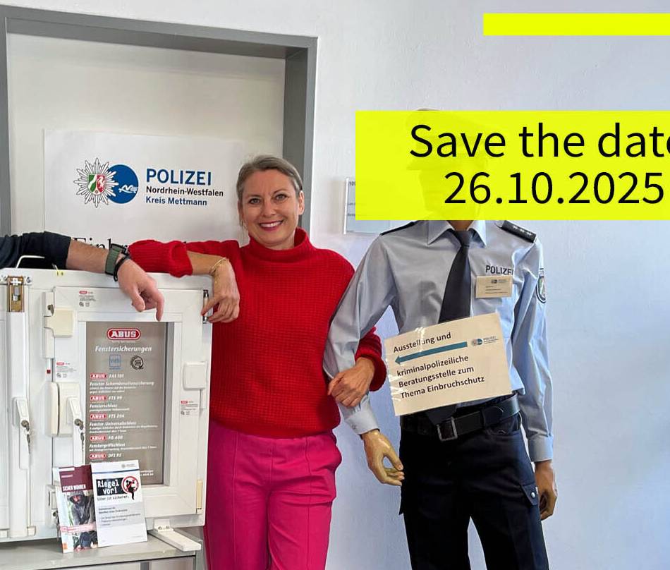 Aktion in Hilden: Polizei berät zum Einbruchschutz