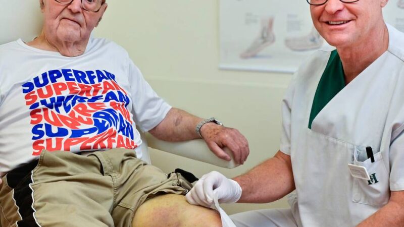 Am Klinikum Niederberg: Erfolg mit Knie-OP für Marathon-Senior