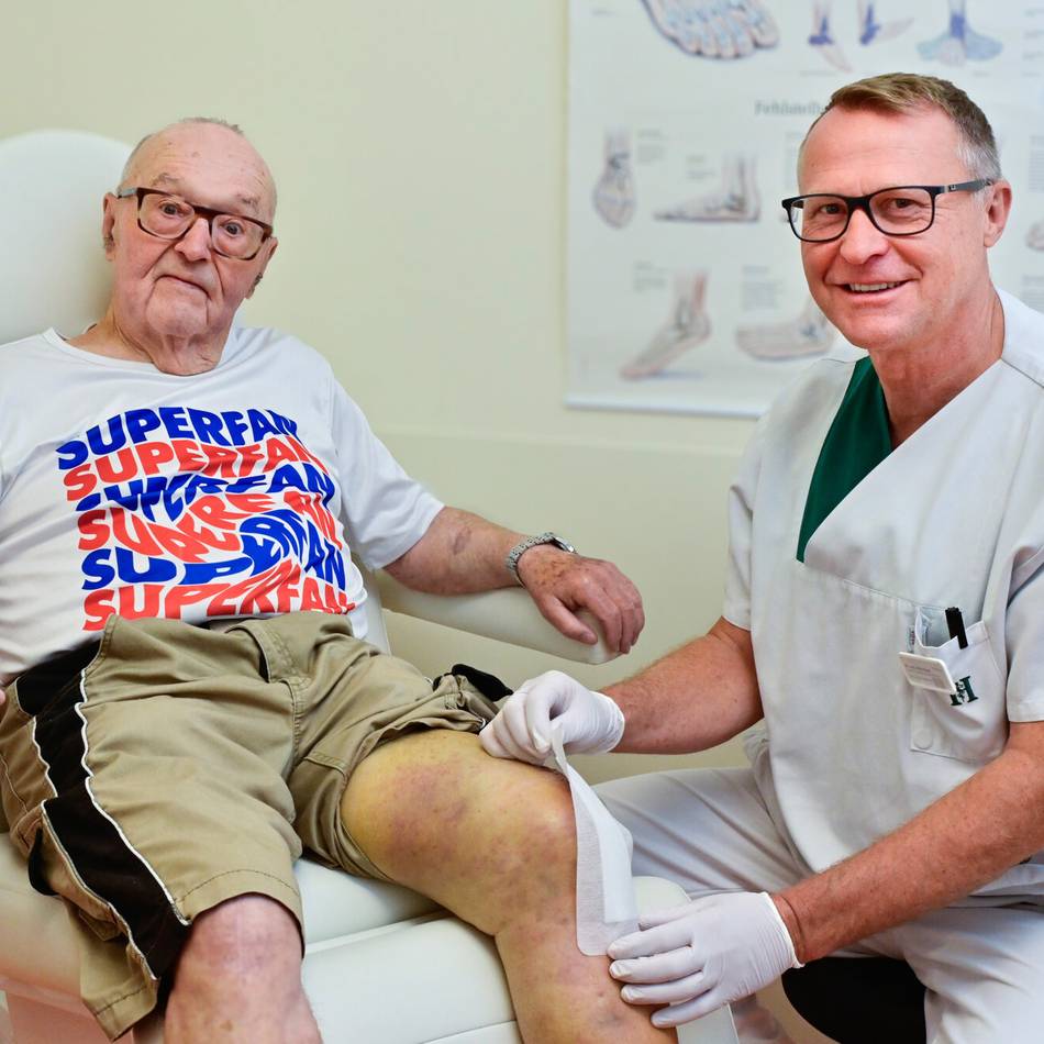 Am Klinikum Niederberg: Erfolg mit Knie-OP für Marathon-Senior