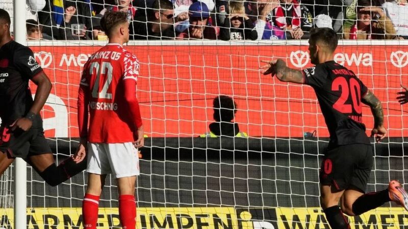 Sieben Tore, zwei Elfmeter: Bayer gewinnt turbulente Partie in Mainz