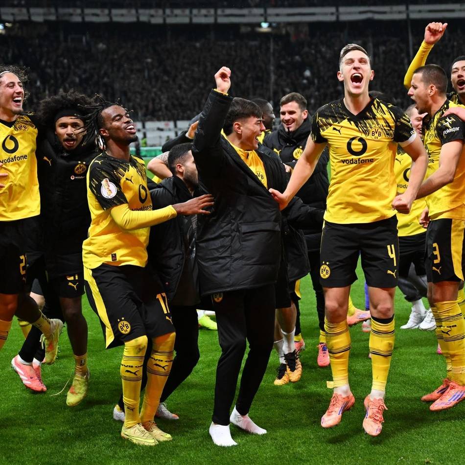 Nach Sieg im Elfmeterschießen gegen Frankfurt: „Rückenwind und Selbstvertrauen“ – BVB träumt vom Pokalfinale in Berlin