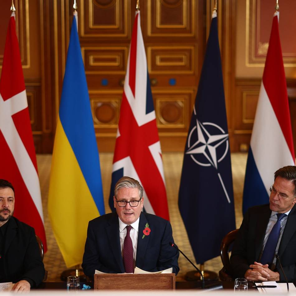 Briten wollen Ukraine stärken: Koalition der Willigen müht sich in London um Fortschritte