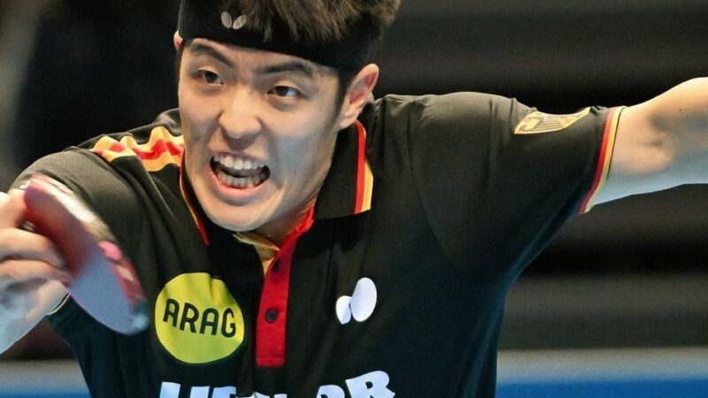 Tischtennis-Turnier in Montpellier: Dang Qiu feiert perfekten Geburtstagssieg