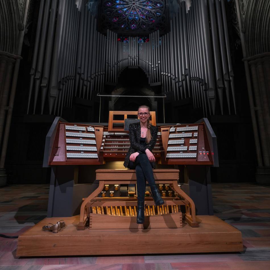 Star-Organistin Anna Lapwood: „Es war eine unfassbare Energie im Raum“
