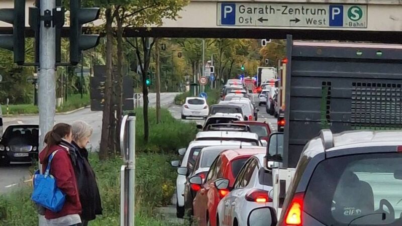 Sperrung der A59: Der bange Blick auf das Ferienende