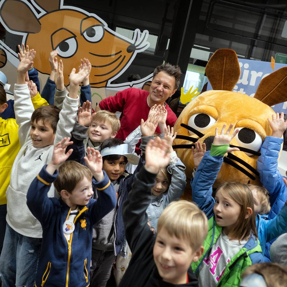 WDR zu Besuch: Monheim feiert Kinderaktion mit der Maus