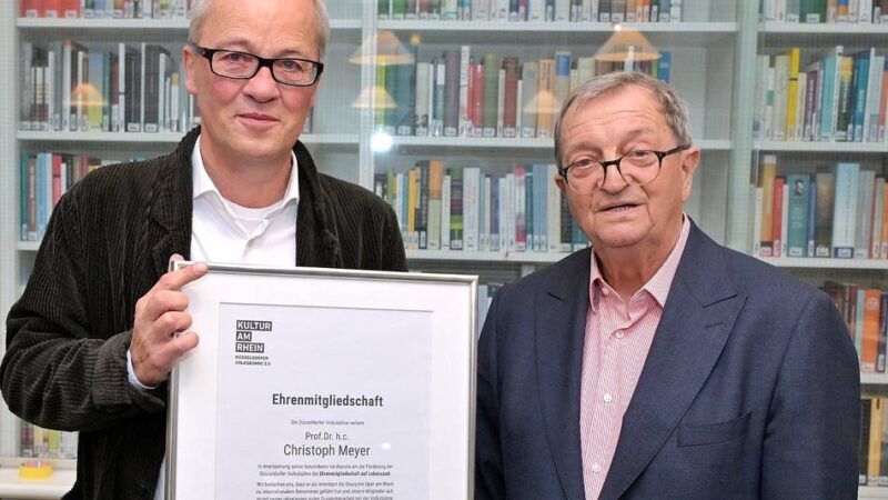 Volksbühne ehrt Christoph Meyer: Hochkultur auf Vertrauensbasis