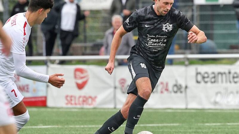 Spannendes Duell gegen den Regionalliga-Absteiger: VfB 03-Stürmer Pascal Weber erwartet seinen Ex-Klub KFC Uerdingen