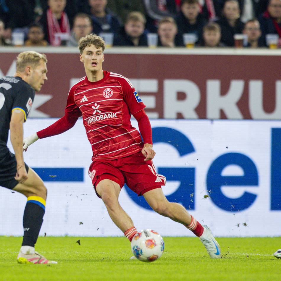 Lichtblick in der ersten Hälfte: Warum Luca Raimund trotzdem mit seinem Fortuna-Debüt hadert