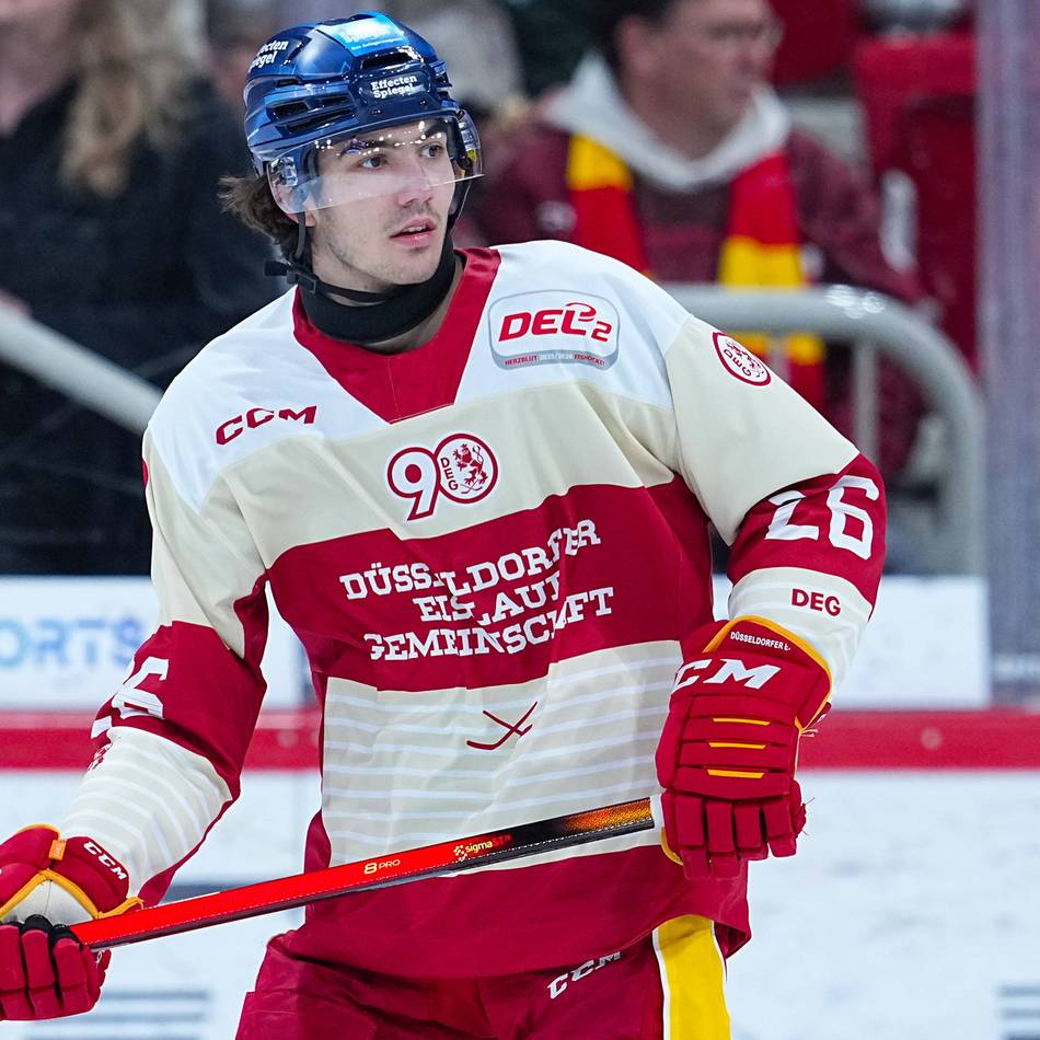 DEG-Verteidiger Kukuk will nur spielen: „Wenn ich die Scheibe habe, will ich immer was machen“