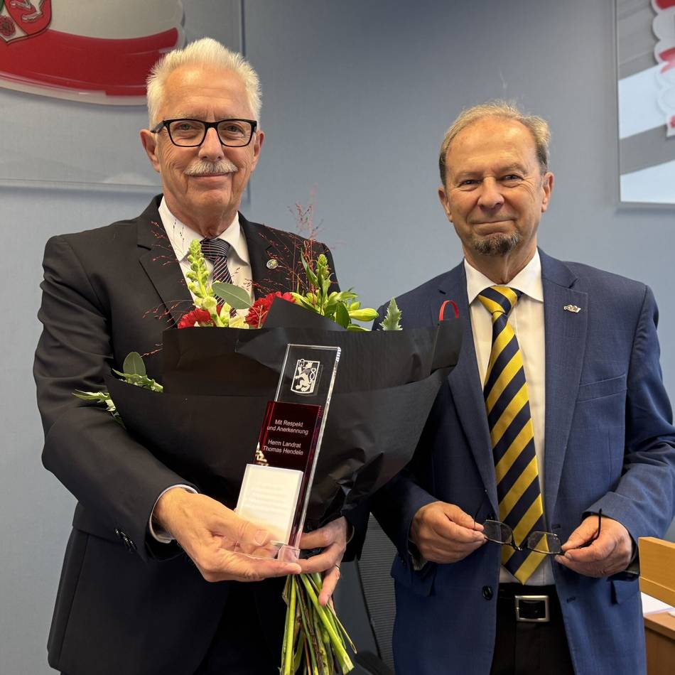 Scheidender Landrat: Hendele: Abschied nach 123 Kreistagssitzungen
