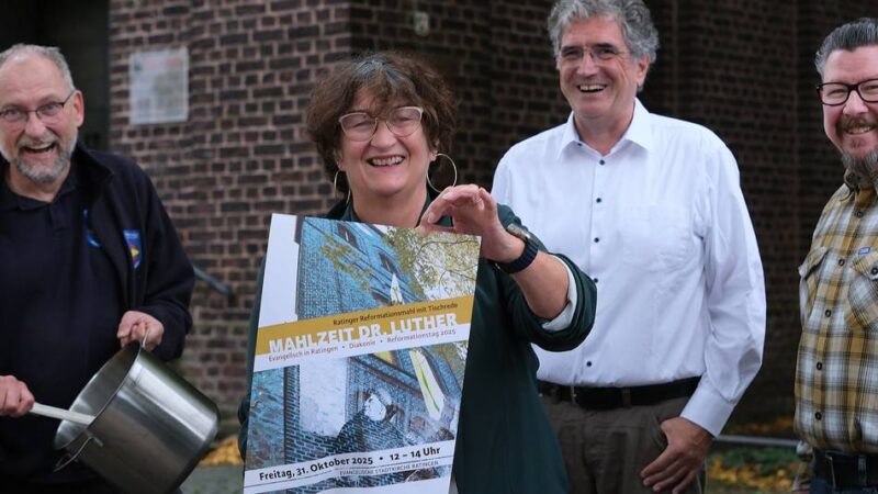 Tischrede über Wahrheit und Lüge: Reformationsmahl kehrt in die Kirche zurück