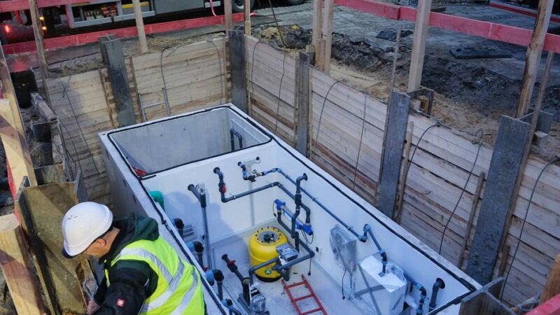 Projektplan in Ratingen: Baugrube: Arbeiten noch bis zum 12. November