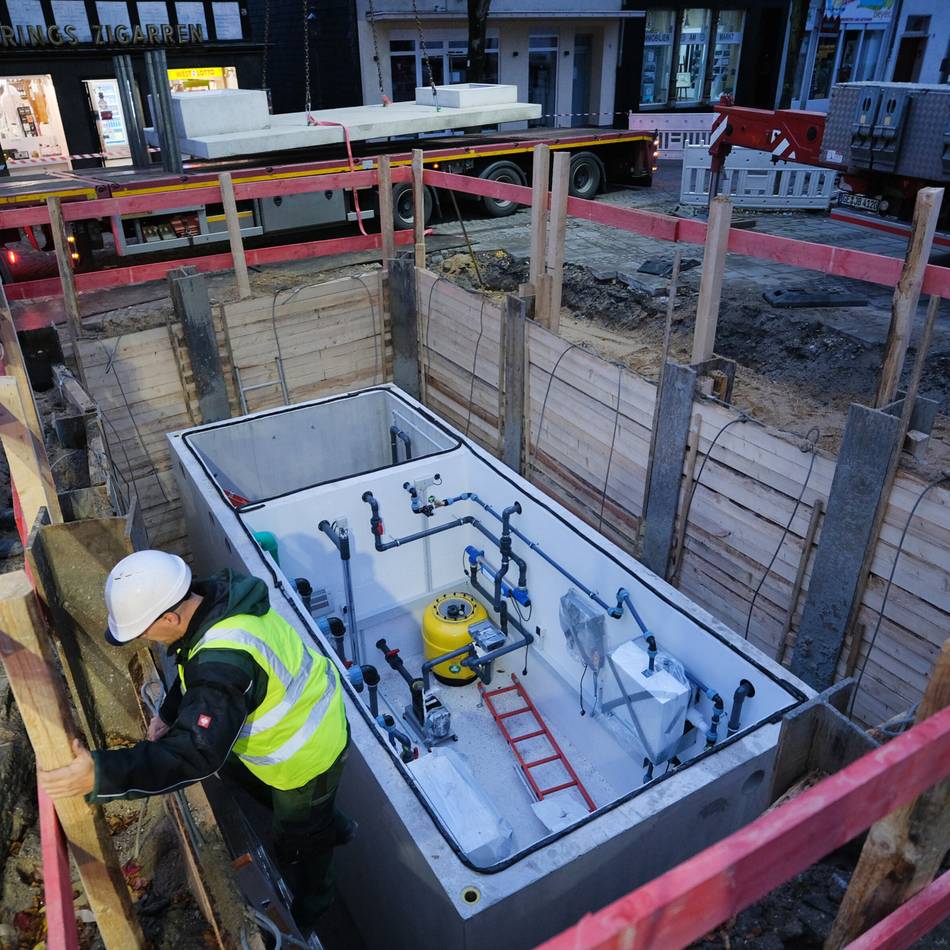 Projektplan in Ratingen: Baugrube: Arbeiten noch bis zum 12. November