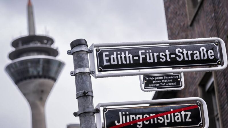 Belasteter Straßenname in Düsseldorf: Der lange Weg zur Edith-Fürst-Straße