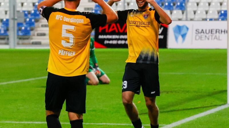 Viele Tore, wenig Fans: KFC Uerdingen überzeugt vor Minuskulisse in der Grotenburg