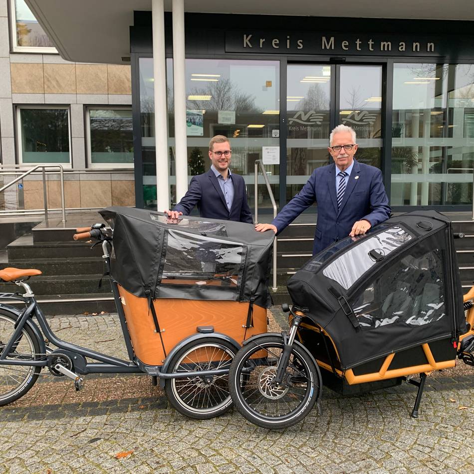 Förderprogramm des Kreises Mettmann: Noch bis Jahresende: Kreis Mettmann fördert E-Lastenräder für Privatpersonen