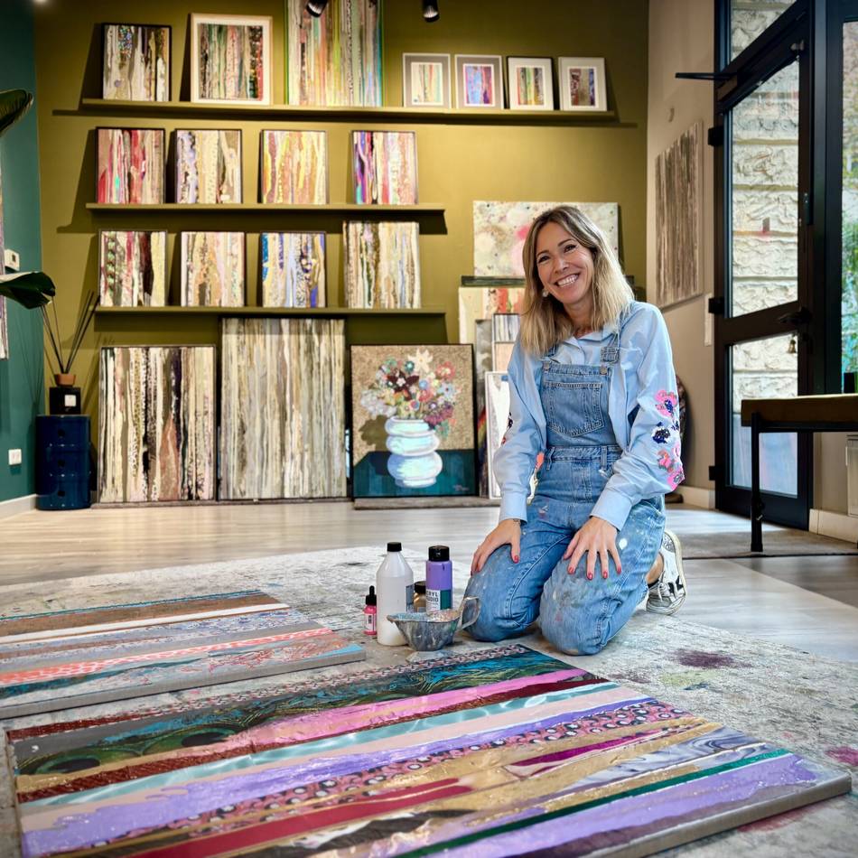 Galerie und Atelier in Düsseldorf: Künstlerin Tina Bergermann in Oberkassel – „Genau das hatte ich gesucht“