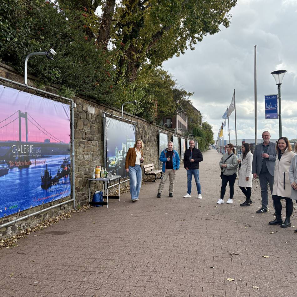 Kunstprojekt in Duisburg-Ruhrort: Outdoor-Galerie am Leinpfad feiert 15-jähriges Bestehen
