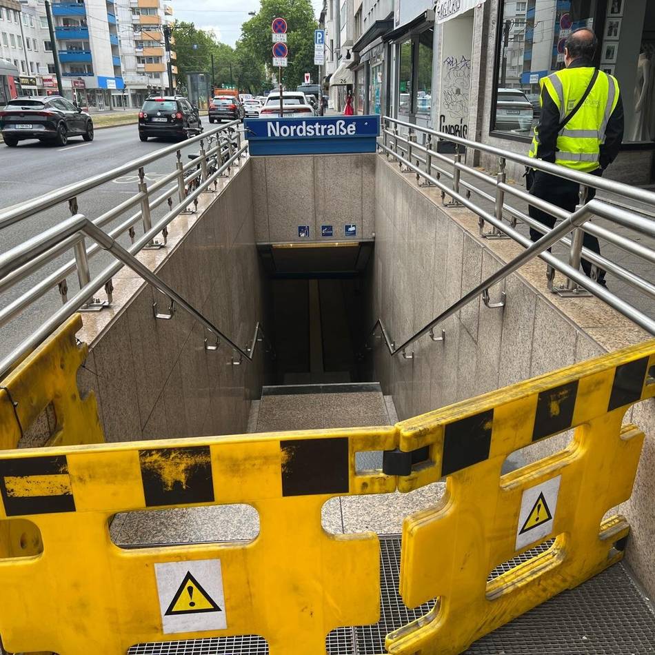 Asbestsanierung in Düsseldorf: U-Bahnhof „Nordstraße“ erneut gesperrt – U78 und U79 betroffen